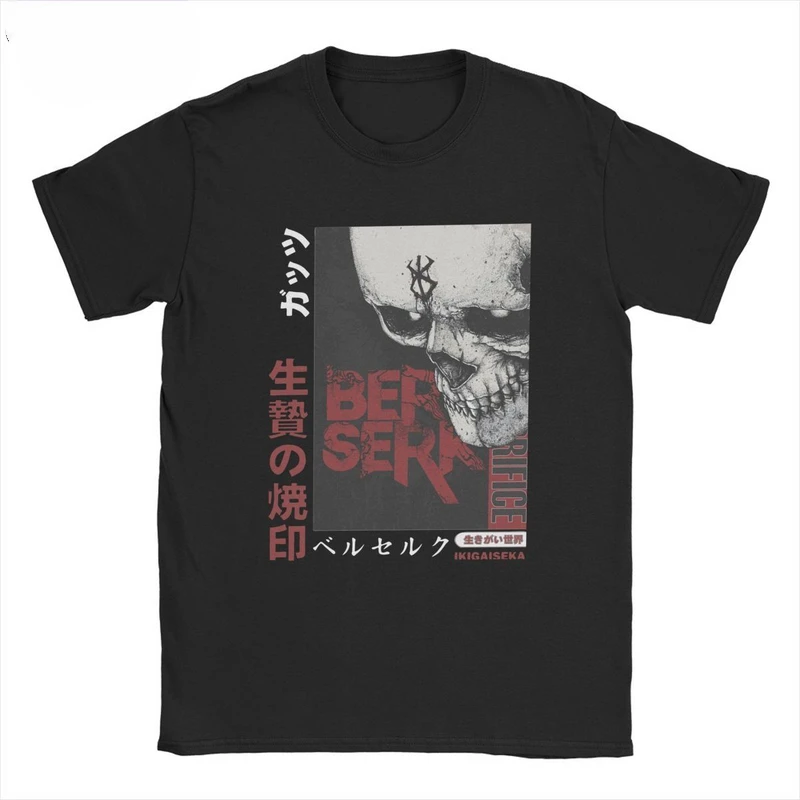 Guts-Camiseta de manga corta para hombre, camisa de Anime, 100% algod n, nueva llegada
Guts-Camiseta de manga corta para hombre, camisa de Anime, 100% algod n, nueva llegada
