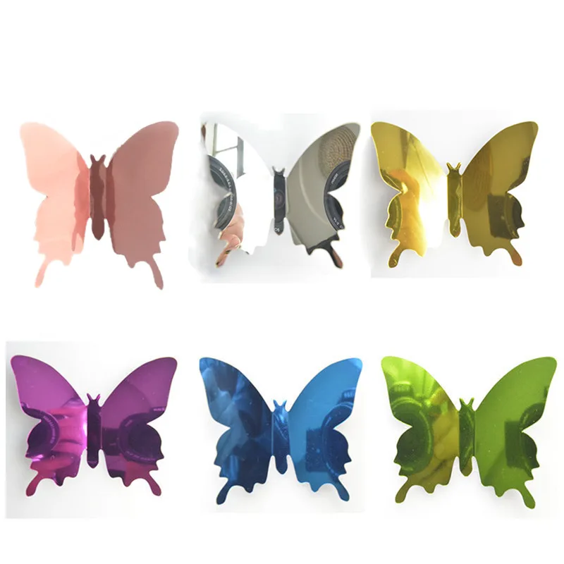 Outai Park of 24pcs Stereoscopic Mirrored Butterfly Walls Pasted on Bedroom Living Room Decorative Stickers Home Decor
Outai Park of 24pcs Stereoscopic Mirrored Butterfly Walls Pasted on Bedroom Living Room Decorative Stickers Home Decor