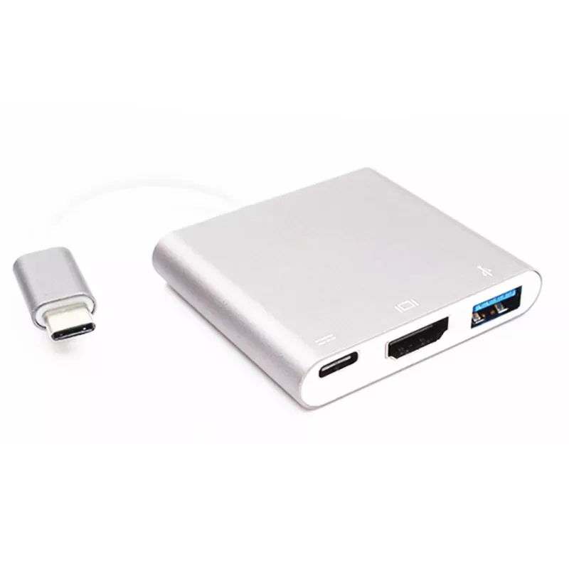 NEW USB-C 3.1 Hub Converter USB Type C To USB 3.0/HDMI-compatible Video Digital AV Multiport Adapter for Macbook Laptops HDTV
NEW USB-C 3.1 Hub Converter USB Type C To USB 3.0/HDMI-compatible Video Digital AV Multiport Adapter for Macbook Laptops HDTV