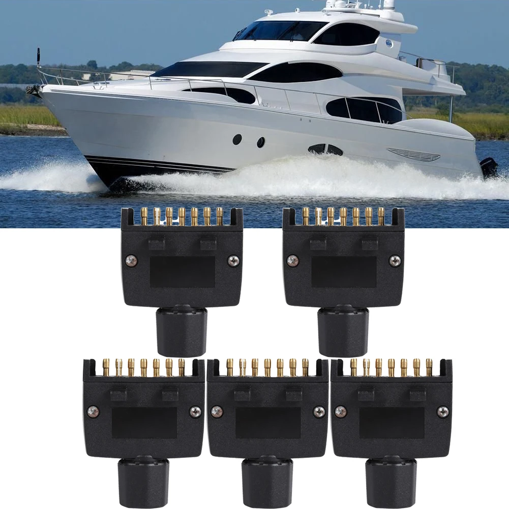 5pcs 7 Pin AU Flat Trailer Plug Male Connector For Caravan Trailer Adapter Boat Quick Fiting Connector Plug Socket
5pcs 7 Pin AU Flat Trailer Plug Male Connector For Caravan Trailer Adapter Boat Quick Fiting Connector Plug Socket