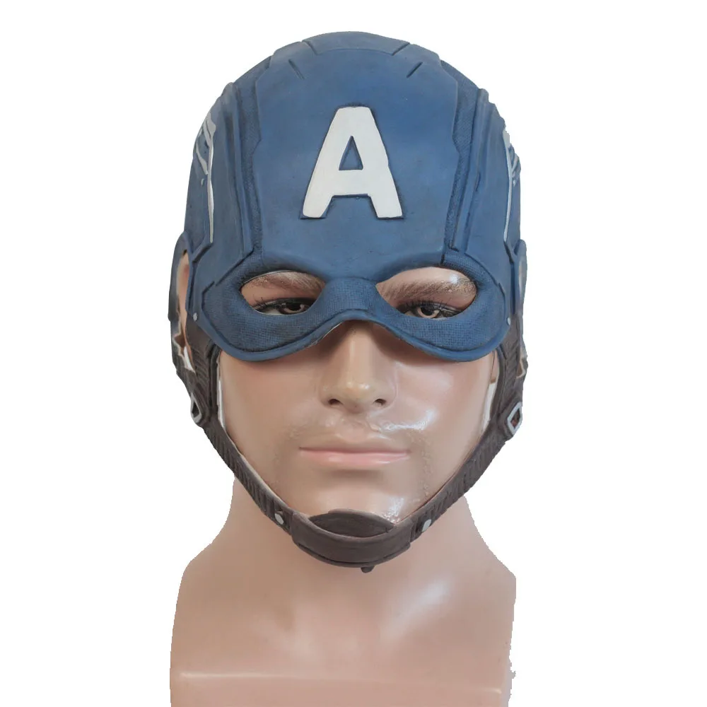 The Avengers Captain America Latex Helmet Mask Halloween Cospaly Props 
The Avengers Captain America Latex Helmet Mask Halloween Cospaly Props