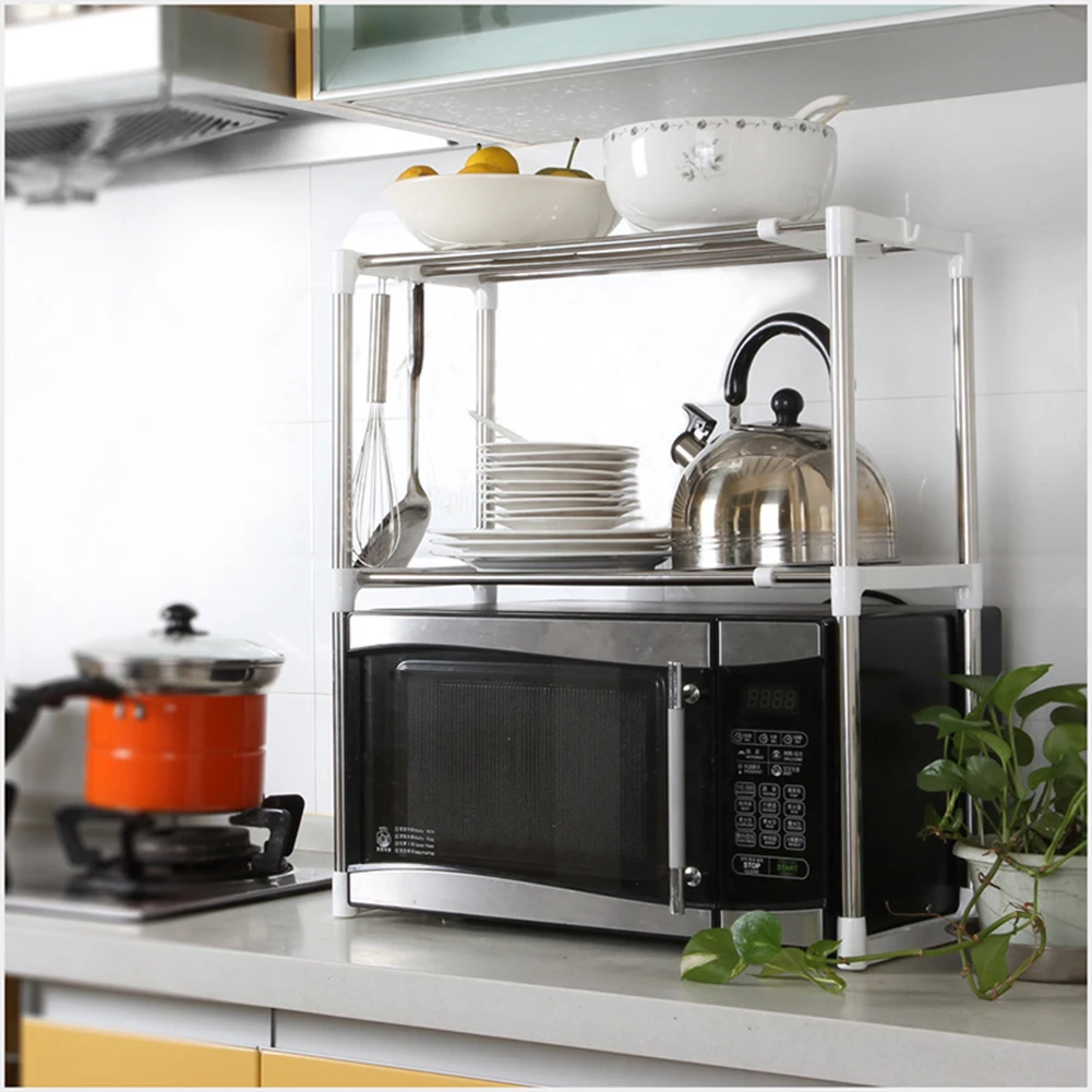 2-Tier Microwave Oven Metal Kitchen Bakers Rack Microwave Storage Rack Oven Stand Wine Storage Organizer
2-Tier Microwave Oven Metal Kitchen Bakers Rack Microwave Storage Rack Oven Stand Wine Storage Organizer