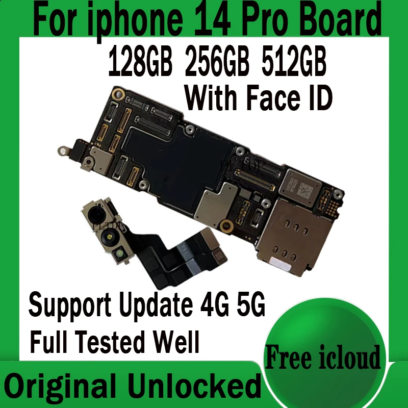 Материнская плата для iPhone 14 Pro Clean iCloud материнская плата с системой 256 ГБ логическая плата 128G Полная функциональная поддержка обновления для 14Pro
Материнская плата для iPhone 14 Pro Clean iCloud материнская плата с системой 256 ГБ логическая плата 128G Полная функциональная поддержка обновления для 14Pro