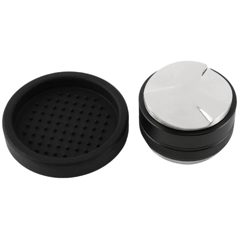 51Mm Coffee Distributor & Tamper,51Mm For Delonghi Dedica Portafilter With Silicone Tamper Mat,Adjustable Depth
51Mm Coffee Distributor & Tamper,51Mm For Delonghi Dedica Portafilter With Silicone Tamper Mat,Adjustable Depth