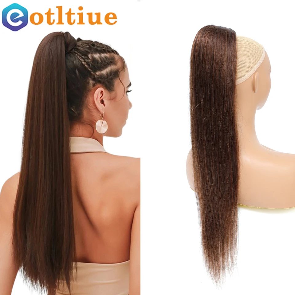 Bone Straight Ponytail Brazilian Hair Drawstring Ponytail Only Remy Hair Color #4 Darker Brown Ponytail Extensions For Women
Bone Straight Ponytail Brazilian Hair Drawstring Ponytail Only Remy Hair Color #4 Darker Brown Ponytail Extensions For Women