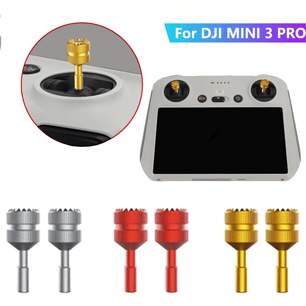Metal Controller Replacement Joystick For DJI Mini 3 Pro/DJI RC Drone Remote Controller Thumb Rocker Replace Controller Sticks
Metal Controller Replacement Joystick For DJI Mini 3 Pro/DJI RC Drone Remote Controller Thumb Rocker Replace Controller Sticks