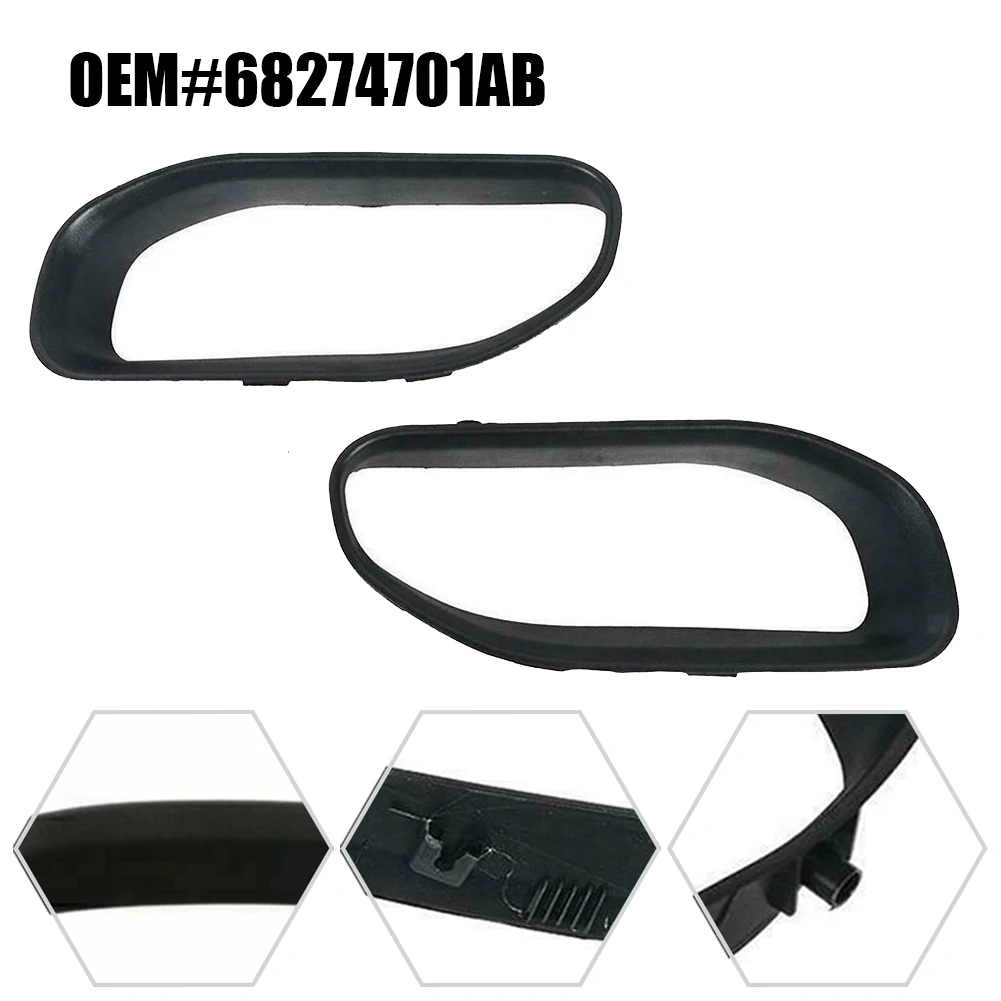 2Pcs Car Tow Hook Bezel Driver And Passenger Trailer Hitch Fender Kit 68274701AB Replacement For Ram 1500 DT 2019-2022
2Pcs Car Tow Hook Bezel Driver And Passenger Trailer Hitch Fender Kit 68274701AB Replacement For Ram 1500 DT 2019-2022