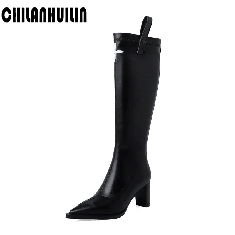 slim stretch autumn winter women sock boots high heels smiple zipper knee high boots woman black pointed toe shoes women boots
slim stretch autumn winter women sock boots high heels smiple zipper knee high boots woman black pointed toe shoes women boots