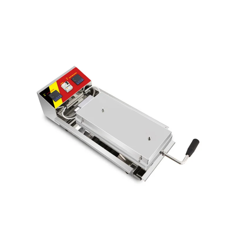 Egg Crisp Roll Machine Electric Heating Manual Egg Roll Machine 3000W Crispy Egg Cone Machine Commercial Spring Roll Pastry
Egg Crisp Roll Machine Electric Heating Manual Egg Roll Machine 3000W Crispy Egg Cone Machine Commercial Spring Roll Pastry