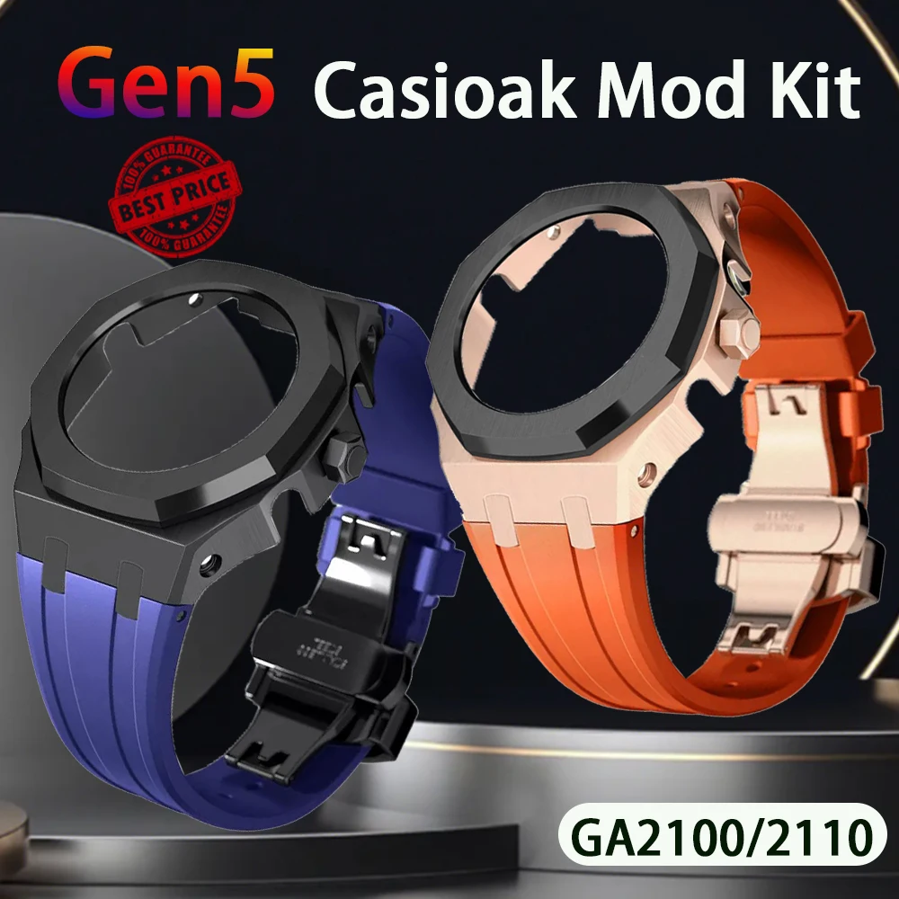 Комплект роскошных часов Ga2100 3Rd Casioak Mod с винтами Gen4 Gen5, из нержавеющей стали для модели Ga2110/2100, металлический резиновый ремешок
Комплект роскошных часов Ga2100 3Rd Casioak Mod с винтами Gen4 Gen5, из нержавеющей стали для модели Ga2110/2100, металлический резиновый ремешок