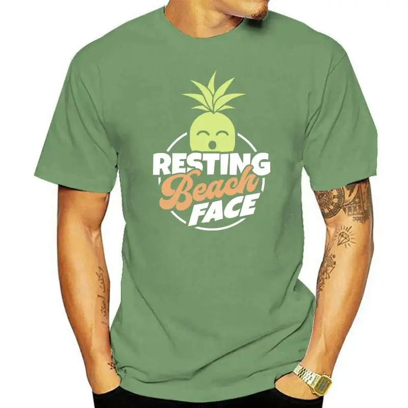 

Новинка, Мужская футболка для отдыха на пляже, стильная потрясающая крутая футболка с принтом ананаса, фруктов, влюбленных, футболка с индивидуальным принтом