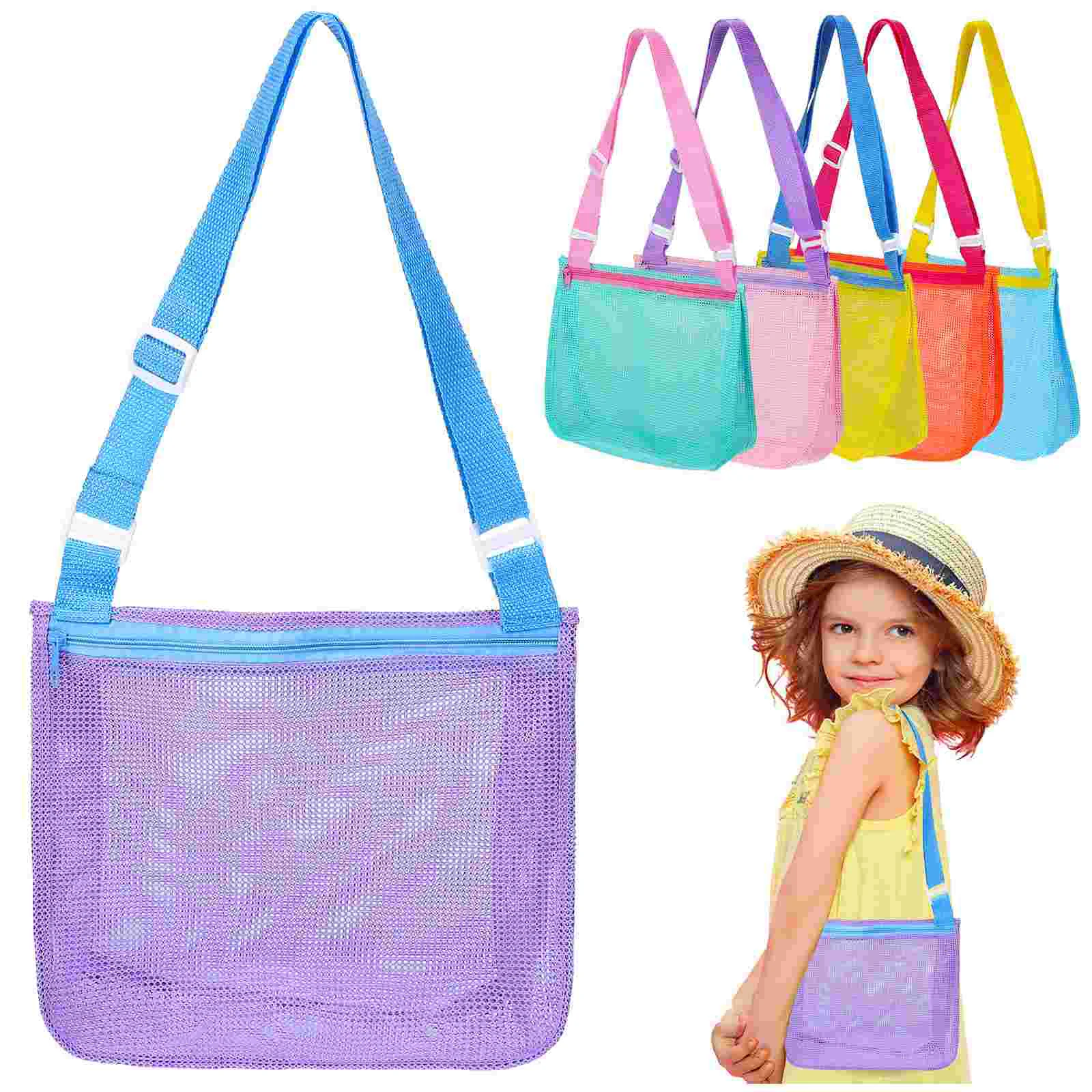 6 Pcs Mesh Design Beach Bag Bags Shell Kids Grid For Sand Toys Student Pouch Child Toiletry
6 Pcs Mesh Design Beach Bag Bags Shell Kids Grid For Sand Toys Student Pouch Child Toiletry