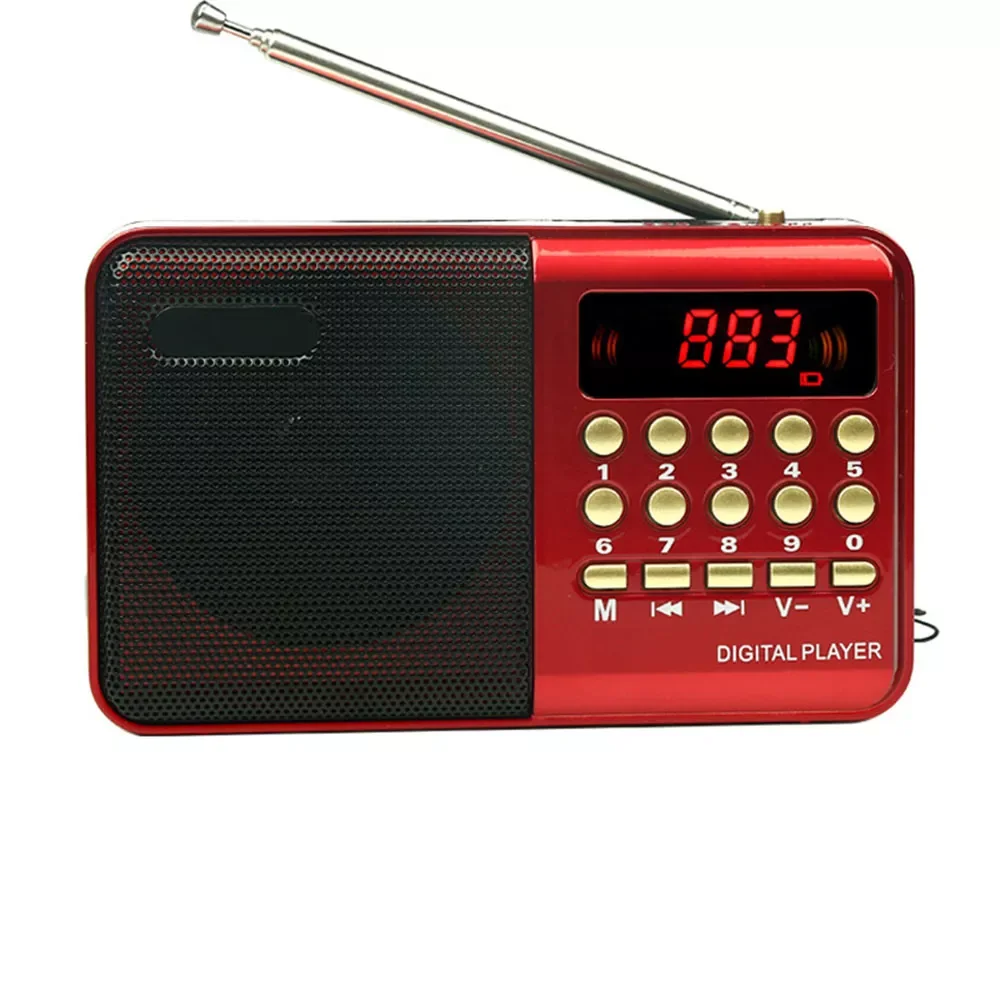 Digital Radio Speaker Portable Mini FM Radio USB TF MP3 Music Player Telescopic Antenna Handsfree Pockets Receiver Outdoor K62
Digital Radio Speaker Portable Mini FM Radio USB TF MP3 Music Player Telescopic Antenna Handsfree Pockets Receiver Outdoor K62
