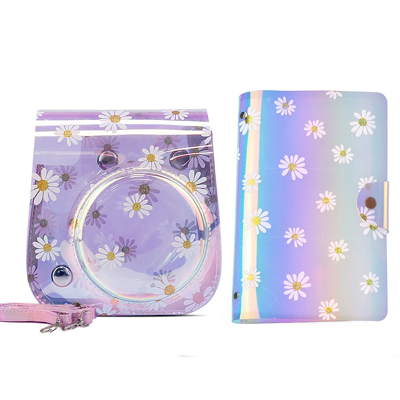 2023 For Fujifilm Instax Mini 11 Camera Daisy PVC Case Bag with Shoulder Strap Carrying Instax Mini Bags + 96 Pockets PVC Album
2023 For Fujifilm Instax Mini 11 Camera Daisy PVC Case Bag with Shoulder Strap Carrying Instax Mini Bags + 96 Pockets PVC Album