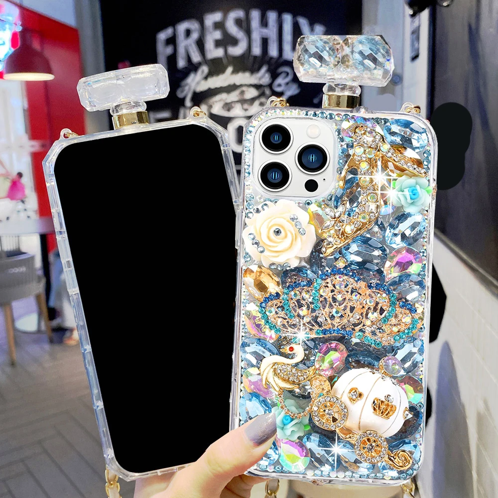 Чехол S21 для Samsung S22 Plus, чехол с цветочным принтом для Samsung Galaxy S21 Ultra, S10e, чехол с флаконом духов, чехлы с ремешком и цепочкой для Note 20 10
Чехол S21 для Samsung S22 Plus, чехол с цветочным принтом для Samsung Galaxy S21 Ultra, S10e, чехол с флаконом духов, чехлы с ремешком и цепочкой для Note 20 10