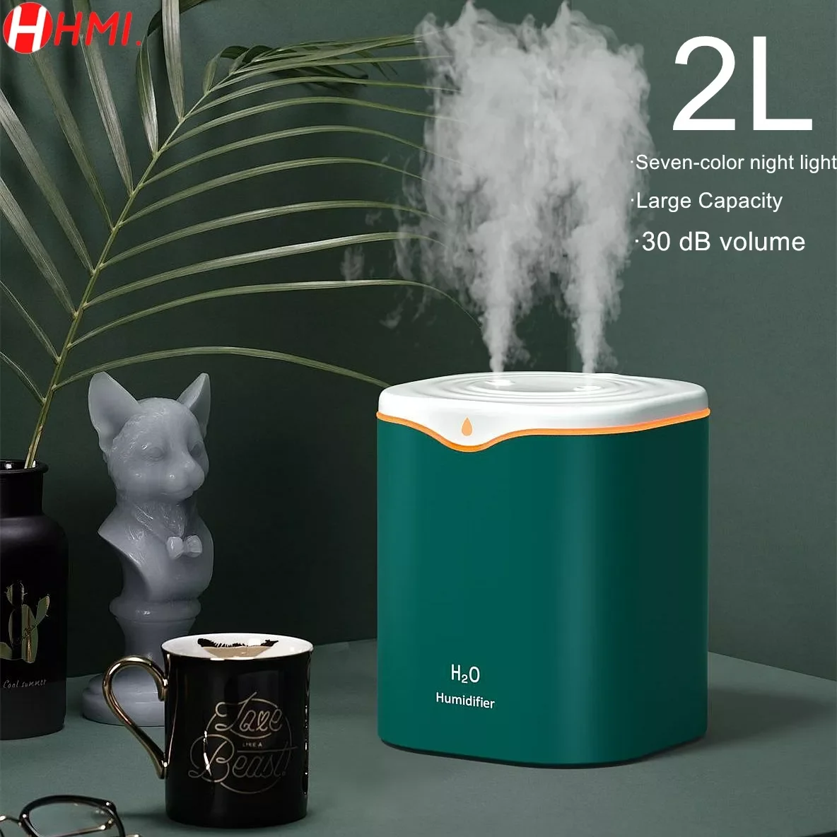 Air Humidifier Double Nozzle 2L Humidifiers Diffuser USB Aroma Diffuser With Coloful LED Light Ultrasonic Aromatherapy Diffuser
Air Humidifier Double Nozzle 2L Humidifiers Diffuser USB Aroma Diffuser With Coloful LED Light Ultrasonic Aromatherapy Diffuser