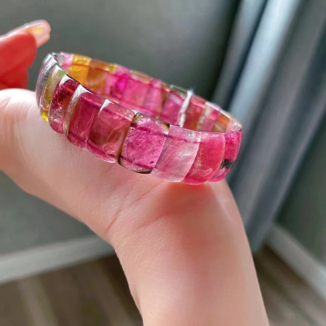 Natural Red Tourmaline Quartz Rectangle Beads Bracelet Bangle 16/9/5mm Watermelon Tourmaline Necklace Stretch Women AAAAAAA
Natural Red Tourmaline Quartz Rectangle Beads Bracelet Bangle 16/9/5mm Watermelon Tourmaline Necklace Stretch Women AAAAAAA