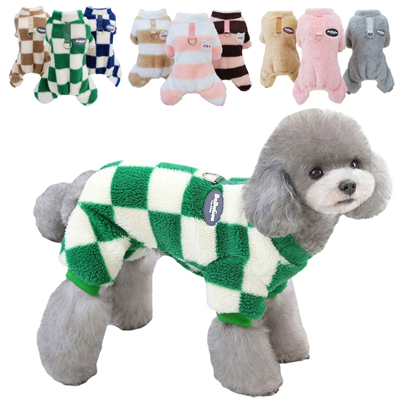Coral Fleece Dog Overalls Autumn Warm Puppy Jumpsuit Winter Boy Dog Clothes for Small Dogs Pet Costume Chihuahua Yorkie Pajamas
Coral Fleece Dog Overalls Autumn Warm Puppy Jumpsuit Winter Boy Dog Clothes for Small Dogs Pet Costume Chihuahua Yorkie Pajamas