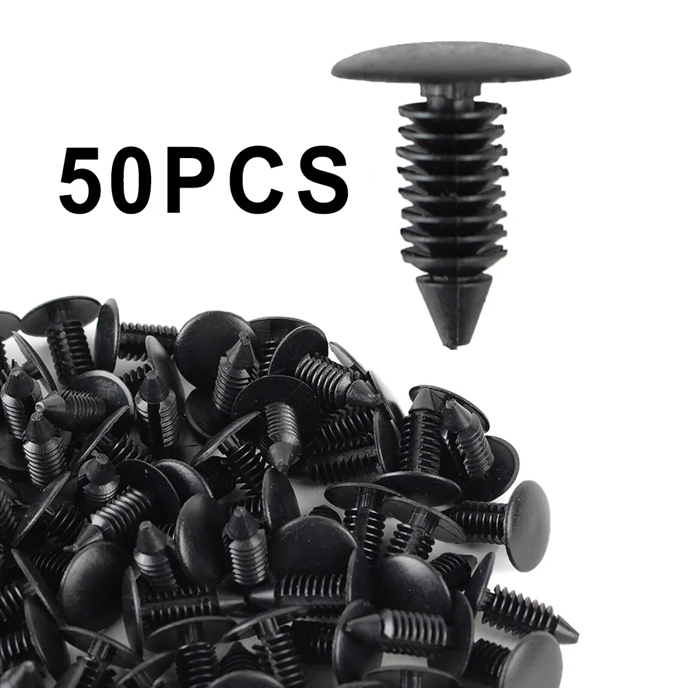 Strong and Sturdy 50Pcs 8mm Hole Car Clips Fender Bumper Shield Retainer Plastic Rivet Push Pin Reliable Fastening Solution
Strong and Sturdy 50Pcs 8mm Hole Car Clips Fender Bumper Shield Retainer Plastic Rivet Push Pin Reliable Fastening Solution
