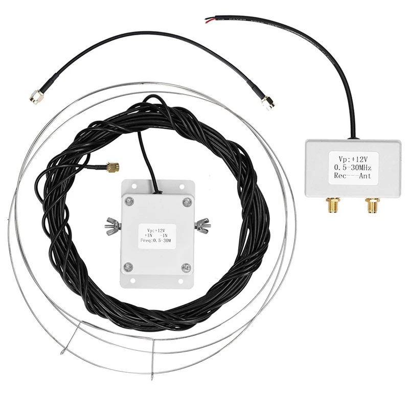 

MLA-30+ (Plus) Loop Antenna Active Receive Antennas Low Noise Medium Short Waves Antenna With 0.1-30 Mhz Frequency