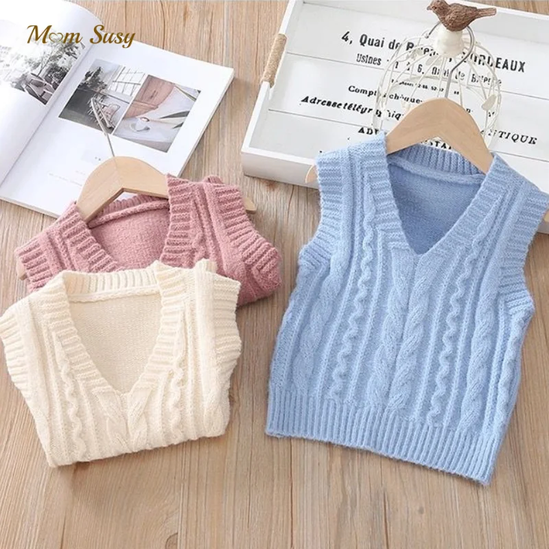 Baby Boy Girl Sweater Vest Cotton Infant Toddler Child Knit Waistcoat Twist Sweater Sleeveless Spring Autumn Baby Clothes 1-8Y
Baby Boy Girl Sweater Vest Cotton Infant Toddler Child Knit Waistcoat Twist Sweater Sleeveless Spring Autumn Baby Clothes 1-8Y