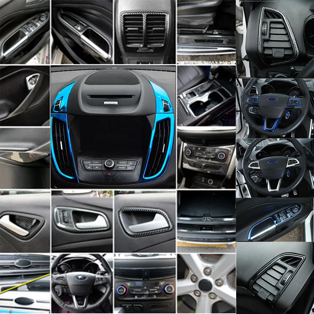 Автомобильный аксессуар для Ford Kuga Escape 2013-2019 C-MAX, автомобильная внутренняя дверная ручка, чаша, рулевое колесо, Вентиляционная решетка, отделка, наклейка
Автомобильный аксессуар для Ford Kuga Escape 2013-2019 C-MAX, автомобильная внутренняя дверная ручка, чаша, рулевое колесо, Вентиляционная решетка, отделка, наклейка