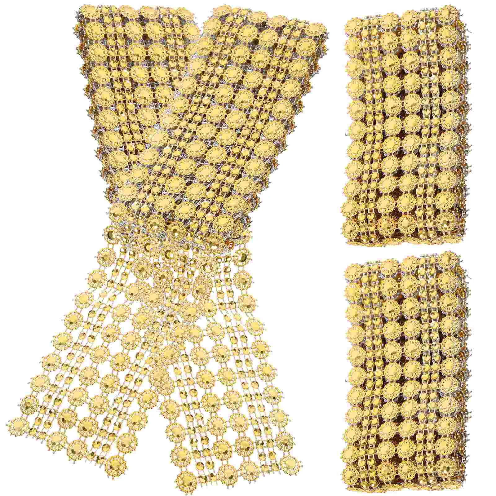 4 Pcs DIY Clothing Diamond Row Multi-function Trim Fringe Network Crafted Costume Plastic Clothes Bride Mesh Ribbon
4 Pcs DIY Clothing Diamond Row Multi-function Trim Fringe Network Crafted Costume Plastic Clothes Bride Mesh Ribbon
