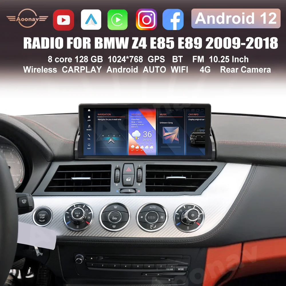 Обновленная Автомагнитола на Android 13 для BMW Z4 E89 2009-2018, автомобильная стереосистема для замены, Carplay, GPS-навигация, мультимедийный плеер, головное устройство
Обновленная Автомагнитола на Android 13 для BMW Z4 E89 2009-2018, автомобильная стереосистема для замены, Carplay, GPS-навигация, мультимедийный плеер, головное устройство