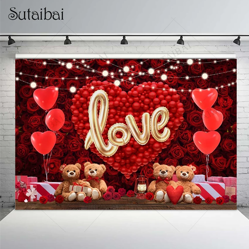 Valentines Photography Background Love Heart Balloon Glitter Dots Wood Floor Bears Marriage Presents Backdrops Photograpic Props
Valentines Photography Background Love Heart Balloon Glitter Dots Wood Floor Bears Marriage Presents Backdrops Photograpic Props