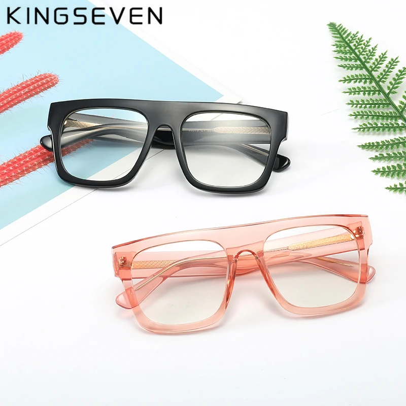 Очки KINGSEVEN с защитой от ультрафиолета, квадратные оптические аксессуары для компьютера, для женщин и мужчин
Очки KINGSEVEN с защитой от ультрафиолета, квадратные оптические аксессуары для компьютера, для женщин и мужчин