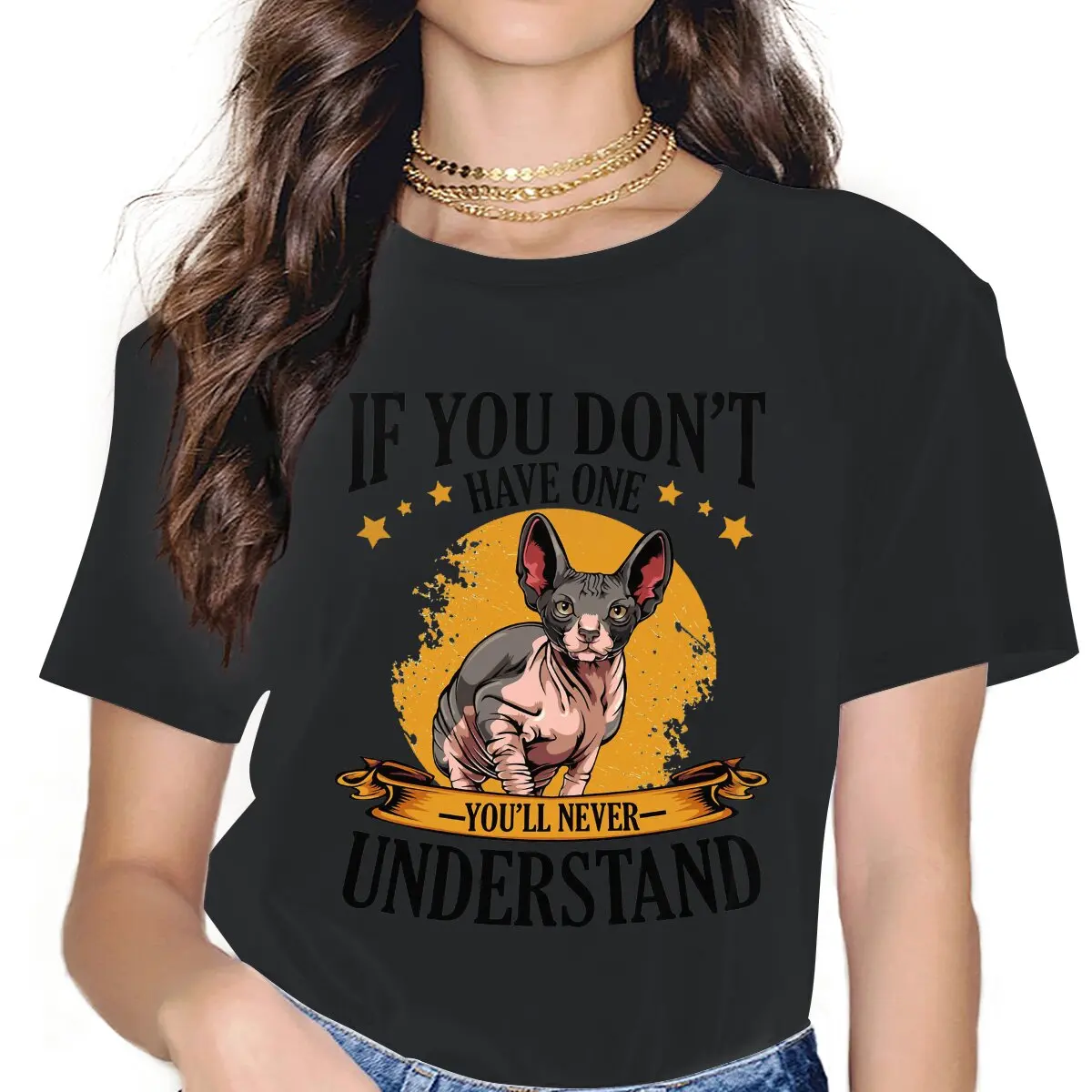 Vintage Not Understand T-Shirts Women Round Neck Cotton T Shirt Canadian Sphynx Cat Short Sleeve Tee Shirt Summer Clothes
Vintage Not Understand T-Shirts Women Round Neck Cotton T Shirt Canadian Sphynx Cat Short Sleeve Tee Shirt Summer Clothes