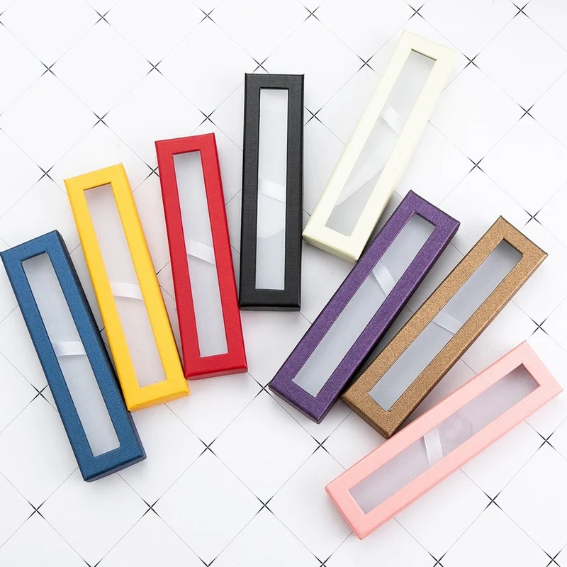 Pen Box Single Pen Box Paper Box Creative Transparent Paper Packaging Gift Box Packaging Box School Office Student Supplies
Pen Box Single Pen Box Paper Box Creative Transparent Paper Packaging Gift Box Packaging Box School Office Student Supplies