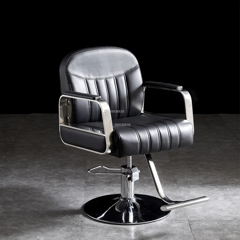 Modern Nordic Barber Chairs Metal Special Simple Liftable Barber Chairs Swivel Seat Backrest Cadeira De Barbeiro Salon Furniture
Modern Nordic Barber Chairs Metal Special Simple Liftable Barber Chairs Swivel Seat Backrest Cadeira De Barbeiro Salon Furniture