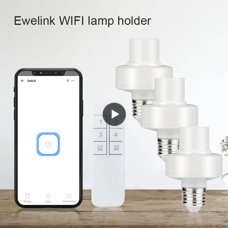 Hands-free Voice Control Smart Lamp Holder E27 E26 Wifi Smart Light Bulb Adapter Wireless Light Bulb Smart Home 90-250v
Hands-free Voice Control Smart Lamp Holder E27 E26 Wifi Smart Light Bulb Adapter Wireless Light Bulb Smart Home 90-250v