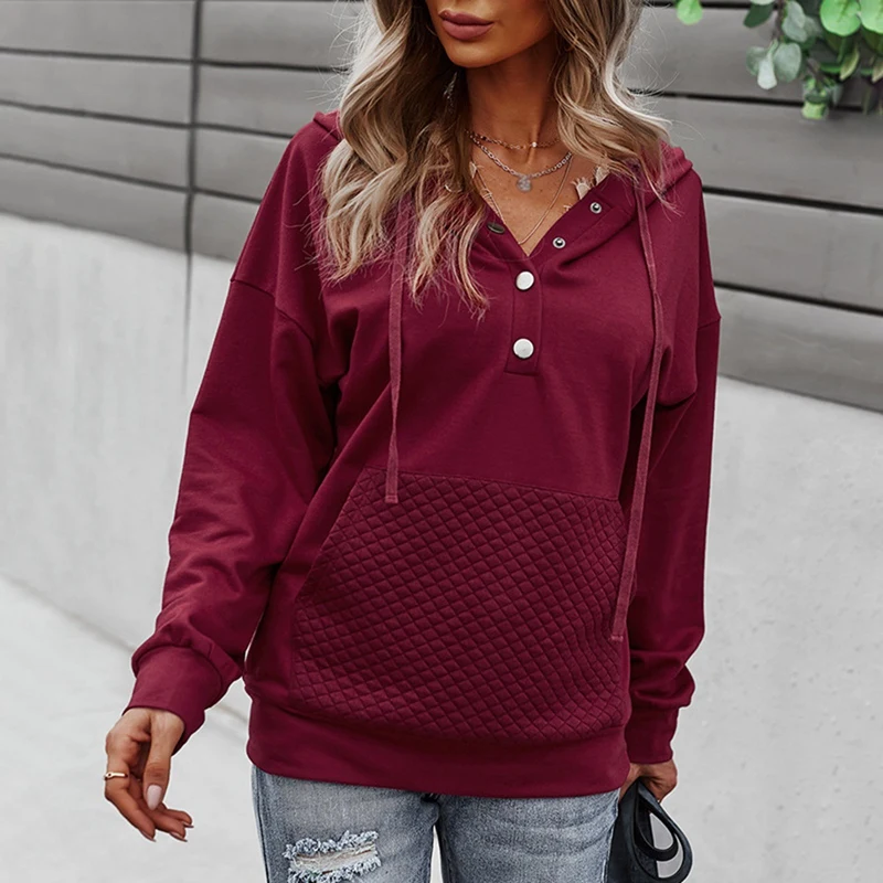 Women Clothes Long Sleeve Solid Color Oversized Hooded Sweatshirt Casual Pocket Hoodies Pullover Tops
Women Clothes Long Sleeve Solid Color Oversized Hooded Sweatshirt Casual Pocket Hoodies Pullover Tops