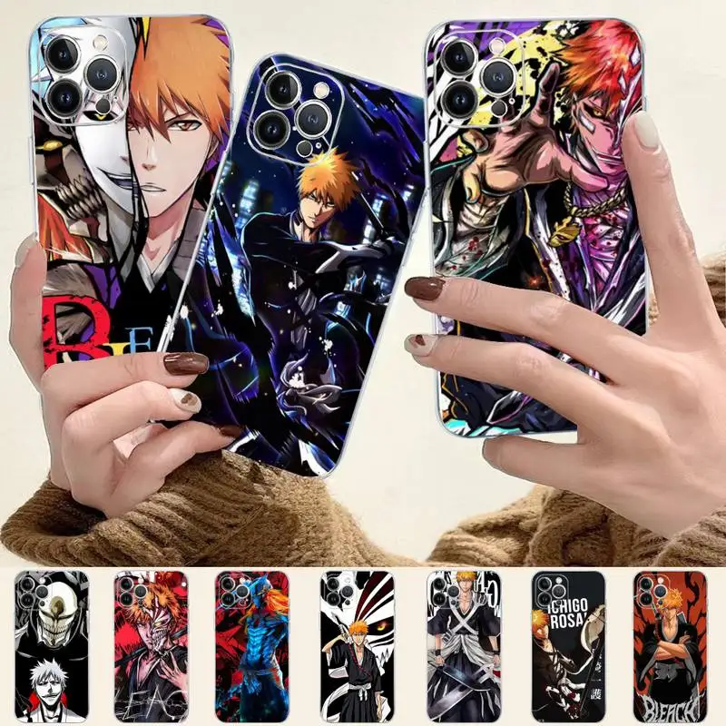 Japan Anime Bleach Phone Case For iPhone 8 7 6 6S Plus X SE 2020 XR XS 14 11 12 13 Mini Pro Max Mobile Case
Japan Anime Bleach Phone Case For iPhone 8 7 6 6S Plus X SE 2020 XR XS 14 11 12 13 Mini Pro Max Mobile Case