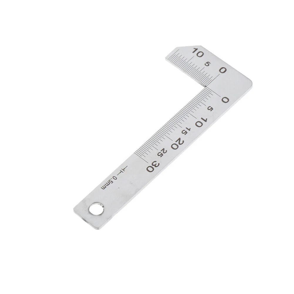 1 Pc Chamfer Gauge 90 Degree Right Angle Square 1.25mm/0.05'' 0-15mm Chamfer Gauge Ruler Stainless Steel Measure/Welding Tools
1 Pc Chamfer Gauge 90 Degree Right Angle Square 1.25mm/0.05'' 0-15mm Chamfer Gauge Ruler Stainless Steel Measure/Welding Tools