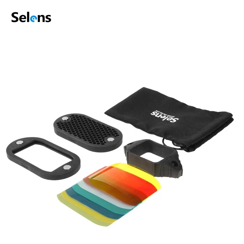 Selens 7Pcs Photo Studio Kits Flash Speedlight Honeycomb Grid Diffuser Reflector With Magnetic Gel Band photography Accessories
Selens 7Pcs Photo Studio Kits Flash Speedlight Honeycomb Grid Diffuser Reflector With Magnetic Gel Band photography Accessories