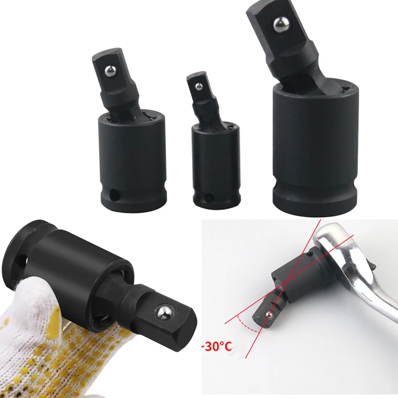 1/2 3/8 1/4 360 Degree Swivel Knuckle Joint Air Impact Wobble Socket Adapter Hand Tools Portable Universal Tools
1/2 3/8 1/4 360 Degree Swivel Knuckle Joint Air Impact Wobble Socket Adapter Hand Tools Portable Universal Tools