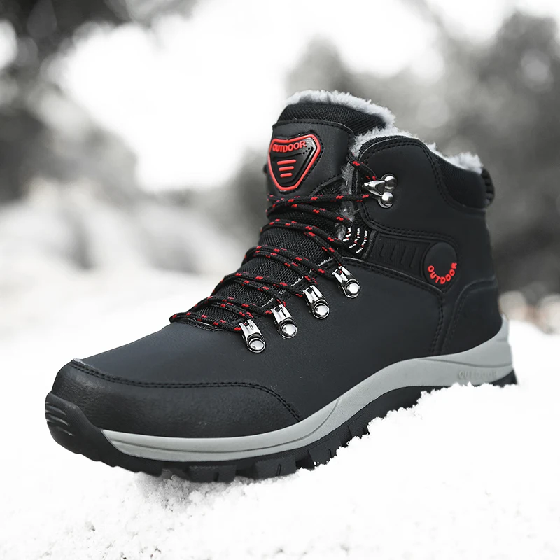 Brand Men's Winter Shoes Warm Ankle Snow Boots 2022 New Outdoor Male Safety Work Boots PU Leather Winter Sneakers
Brand Men's Winter Shoes Warm Ankle Snow Boots 2022 New Outdoor Male Safety Work Boots PU Leather Winter Sneakers