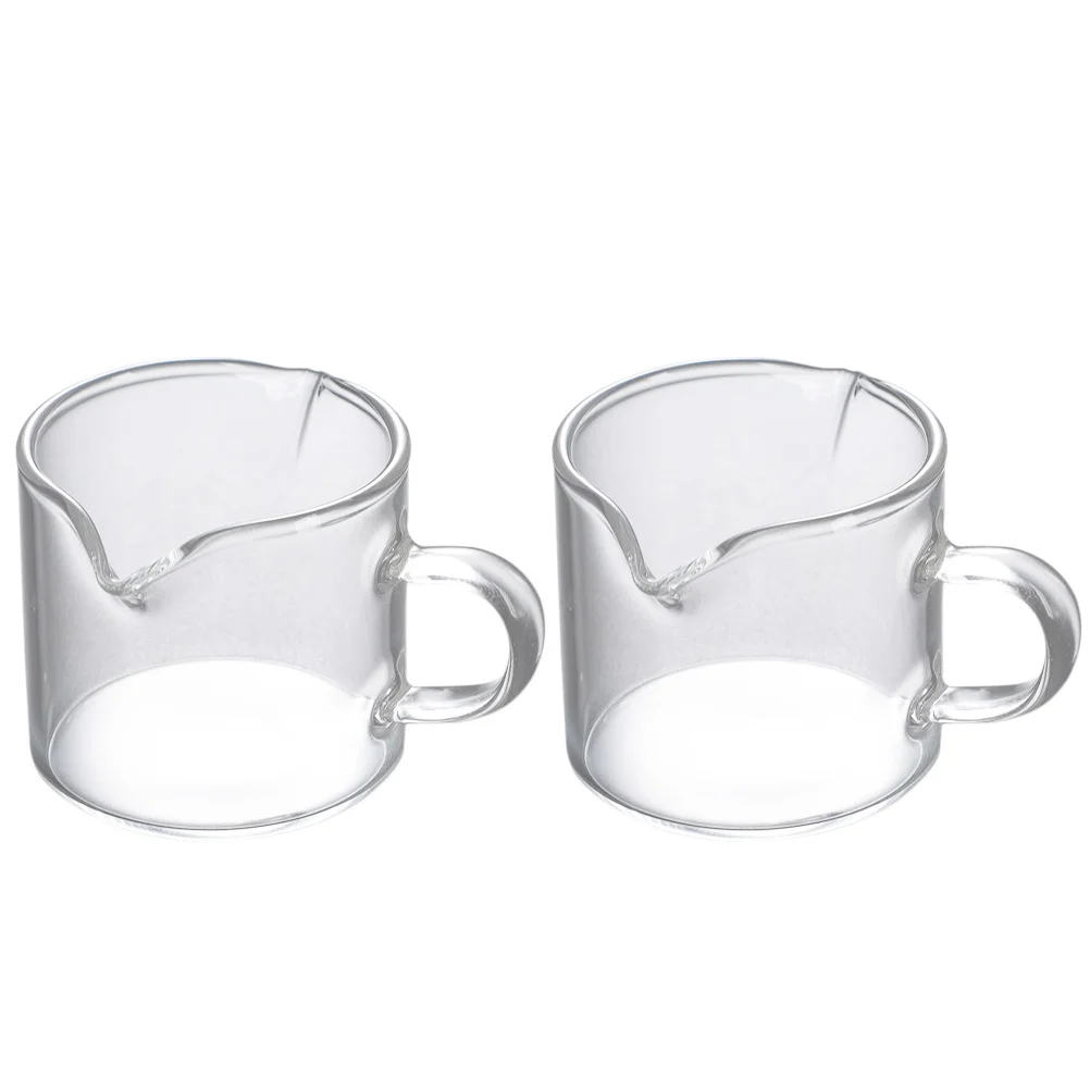 2 Pcs Cappuccino Cups Water Container Nspressso Double Mouth Milk Cup Coffee Pot Glass Measuring Jugs
2 Pcs Cappuccino Cups Water Container Nspressso Double Mouth Milk Cup Coffee Pot Glass Measuring Jugs