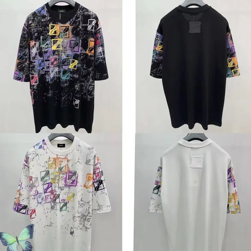 Art Design Color Graffiti WE11DONE Short Sleeve T Shirt Men Women Oversize Heavy Fabric Welldone T-shirt 
Art Design Color Graffiti WE11DONE Short Sleeve T Shirt Men Women Oversize Heavy Fabric Welldone T-shirt