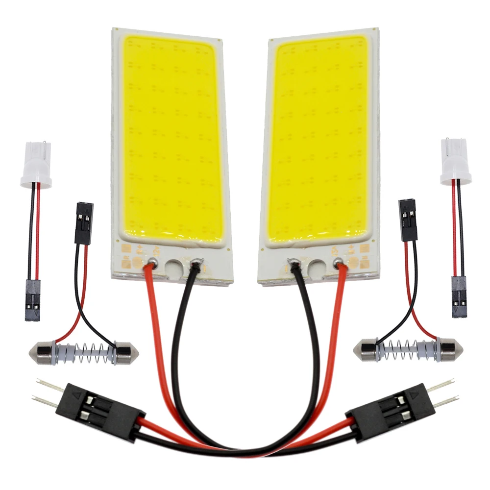 2 PCS Car Led W5W C5W Reading Lamps C10W T10 Cob 36 LED 12V Panel lamps Auto Door Backup Dome Festoon Lights Interior Lighting
2 PCS Car Led W5W C5W Reading Lamps C10W T10 Cob 36 LED 12V Panel lamps Auto Door Backup Dome Festoon Lights Interior Lighting