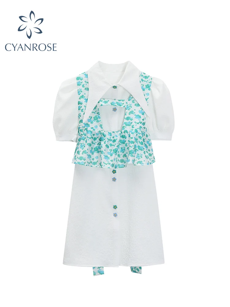 Vintage Women White Shirt Dress Two-piece Set 2022 Summer Korean Casual Elegant Puff Sleeve Fashion A Line Ladies Office Dresses
Vintage Women White Shirt Dress Two-piece Set 2022 Summer Korean Casual Elegant Puff Sleeve Fashion A Line Ladies Office Dresses