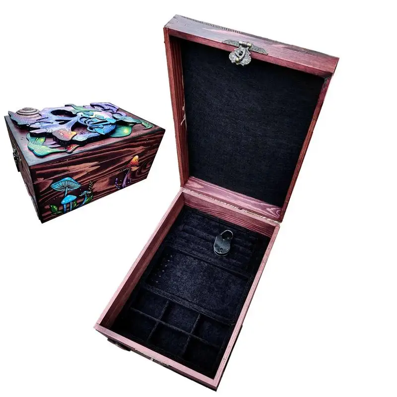 Wooden Keepsake Box Vintage Jewelry Organizer Box Decorative Wood Chest For Earrings Brooch Pendant And Hairpin
Wooden Keepsake Box Vintage Jewelry Organizer Box Decorative Wood Chest For Earrings Brooch Pendant And Hairpin