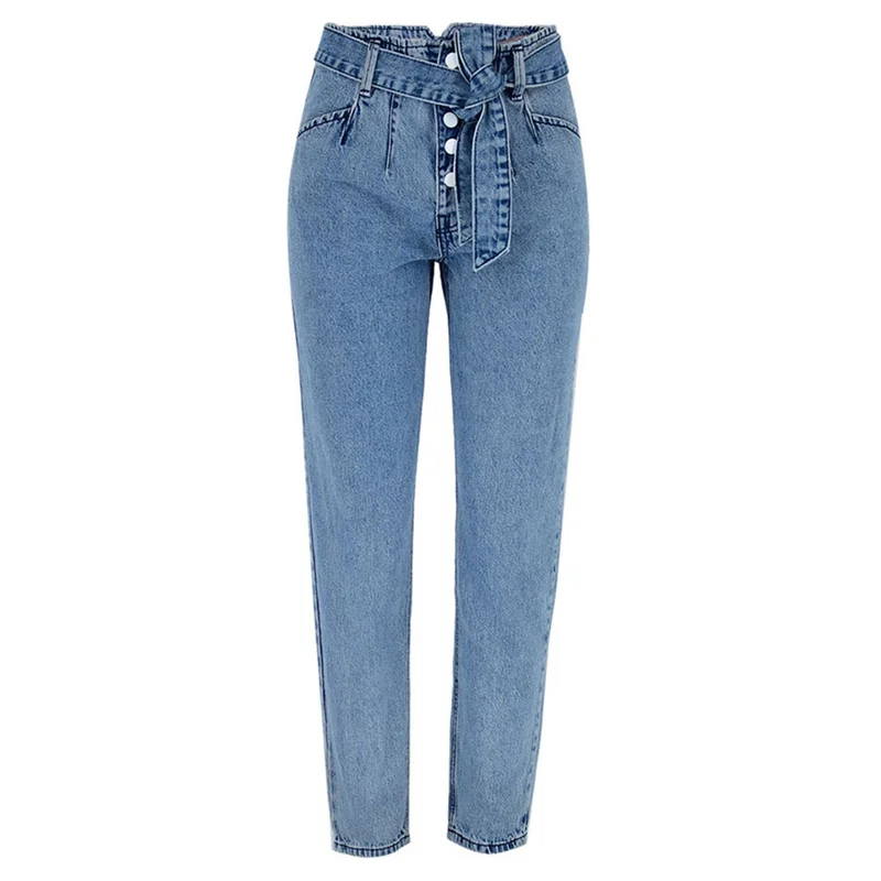 2022 Women jeans spring summer new high-waisted button-up belted street fashion all-match washed denim nine trousers female J167
2022 Women jeans spring summer new high-waisted button-up belted street fashion all-match washed denim nine trousers female J167