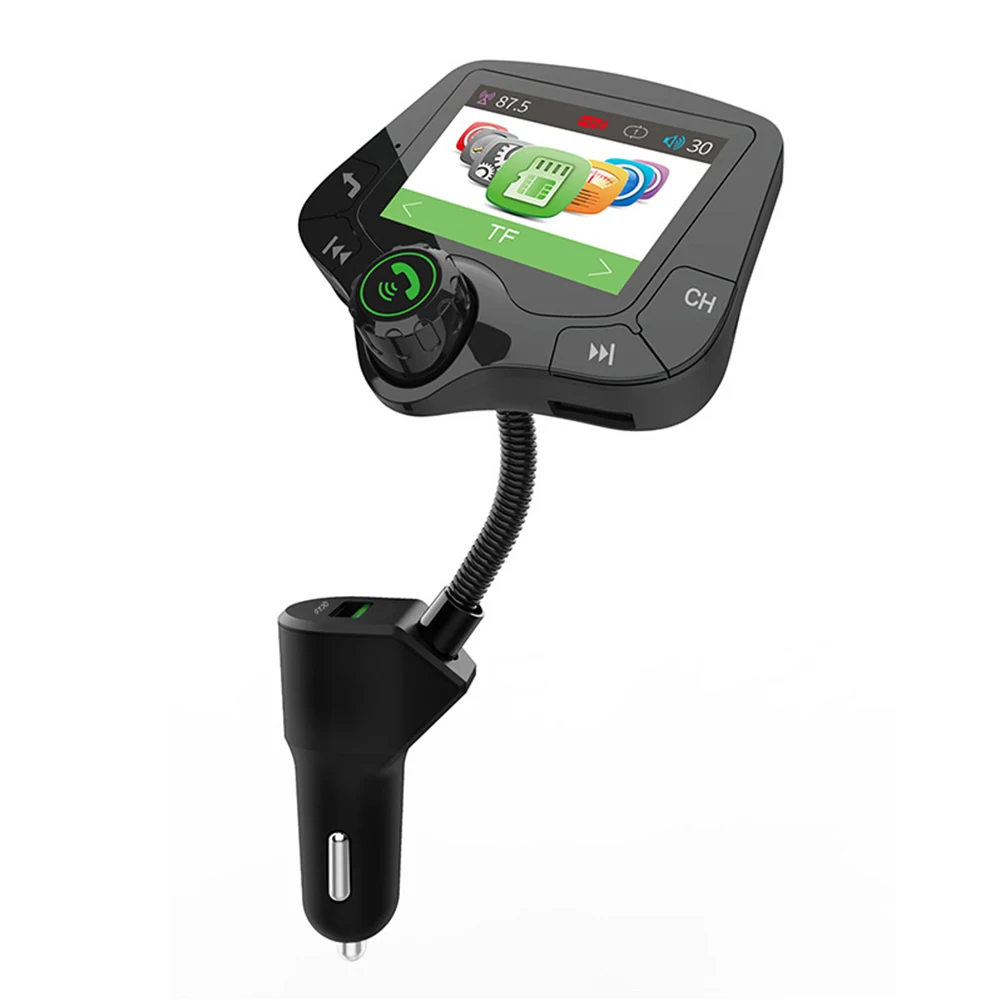 New G24 Car-mounted MP3 Bluetooth Player Large Color Screen QC3.0 Fast Charger FM Transmitter Receiver
New G24 Car-mounted MP3 Bluetooth Player Large Color Screen QC3.0 Fast Charger FM Transmitter Receiver