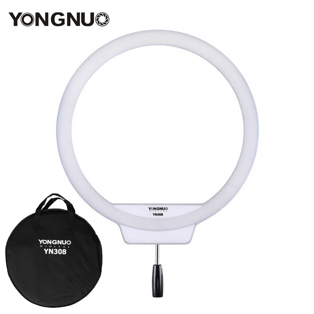 Кольцевой светильник для селфи YongNuo YN308, 3200K ~ 5500K, двухцветный светодиодный светильник для видеосъемки, беспроводной пульт дистанционного уп...
Кольцевой светильник для селфи YongNuo YN308, 3200K ~ 5500K, двухцветный светодиодный светильник для видеосъемки, беспроводной пульт дистанционного уп...