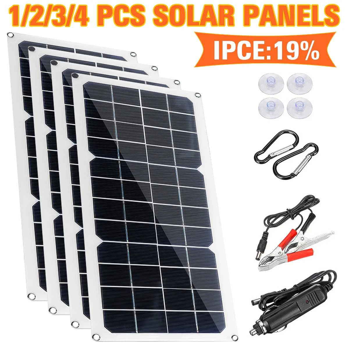 400W Solar Panel 12V Monocrystalline USB Power Portable Outdoor Solar Cell Car RV Ship Camping Hiking Travel Phone Charger
400W Solar Panel 12V Monocrystalline USB Power Portable Outdoor Solar Cell Car RV Ship Camping Hiking Travel Phone Charger