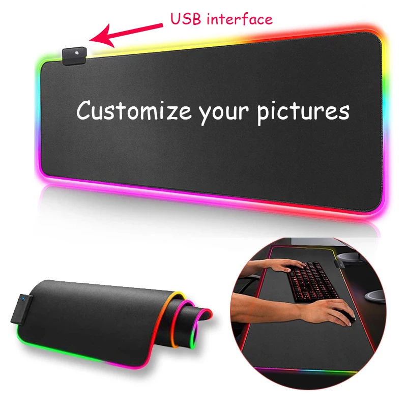 Gaming Mouse Pad Computer Mousepad RGB Large Mouse Pad Gamer XXL Mouse Carpet Big Mause Pad PC Desk Play Mat with Backlit.
Gaming Mouse Pad Computer Mousepad RGB Large Mouse Pad Gamer XXL Mouse Carpet Big Mause Pad PC Desk Play Mat with Backlit.